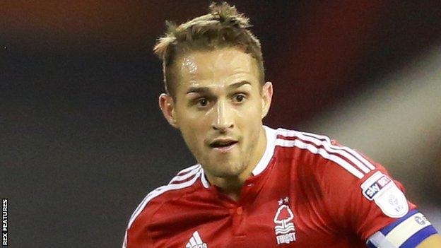 Nottingham Forest midfielder Chris Cohen