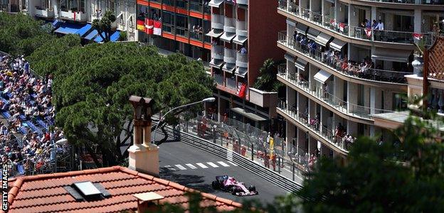 Force India's Esteben Ocon