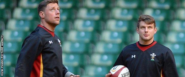 Rhys Priestland and Dan Biggar