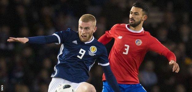 Oli McBurnie made his Scotland debut at Hampden