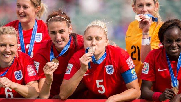 Steph Houghton led England to third at the World Cup