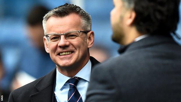 Rangers managing director Stewart Robertson gave the assurance at a meeting on Friday