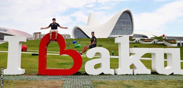 Baku sign