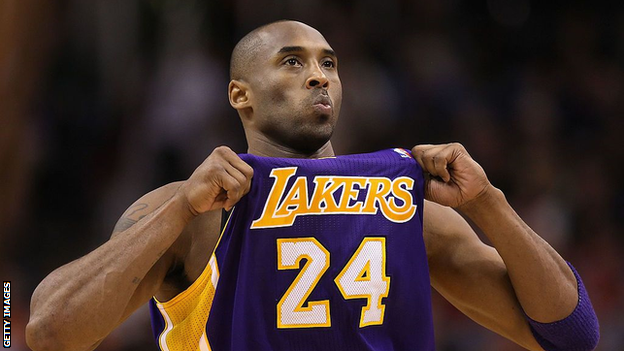 NBA champions LA Lakers pay tribute to Kobe Bryant after title win BBC Sport