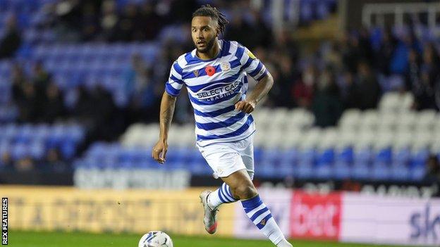 Liam Moore playing for Reading