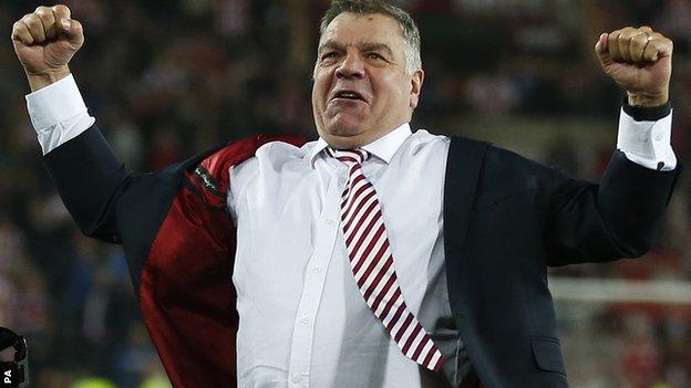 Sunderland manager Sam Allardyce