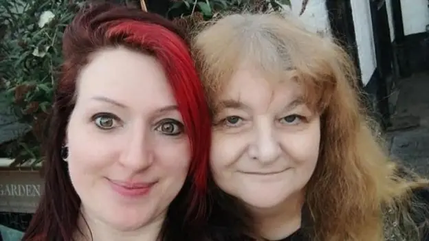 Chantelle Cattermole with mum Rose Macandrew