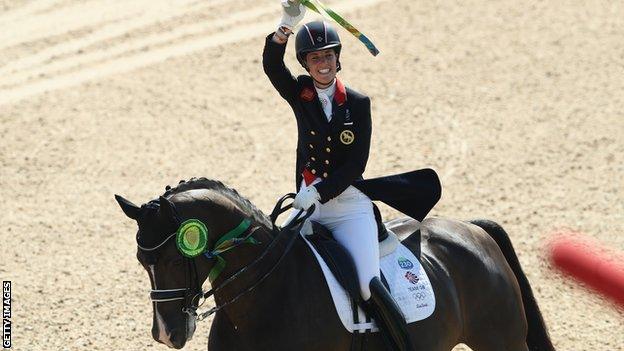 Charlotte Dujardin on Valegro at Rio 2016