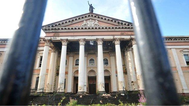 The courthouse has been derelict for 15 years and is in a state of serious disrepair