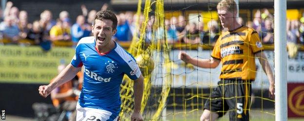 Jason Holt celebrate his goal