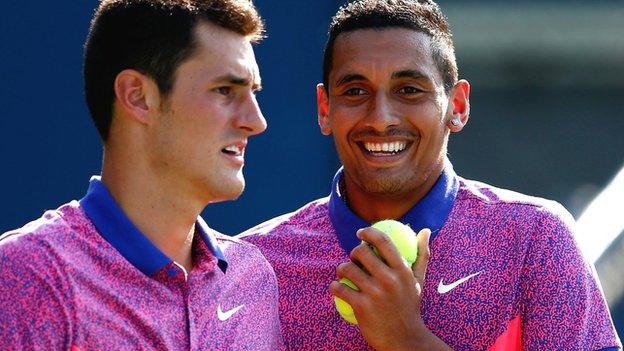 Bernard Tomic and Nick Kyrgios