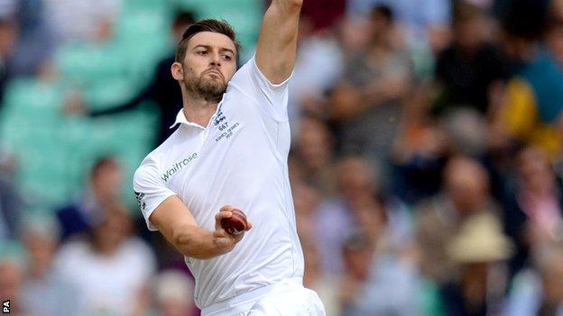 England's Mark Wood