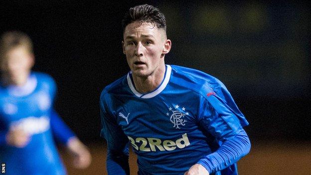 Rangers midfielder Jordan Thompson