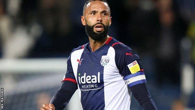 Kyle Bartley headed Albion's goal against Milllwall four minutes into the second half