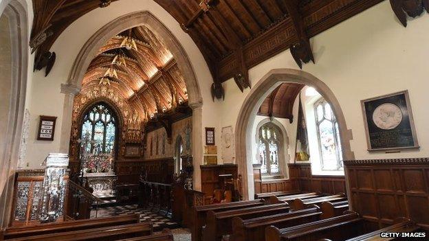 St Mary Magdalene church interior