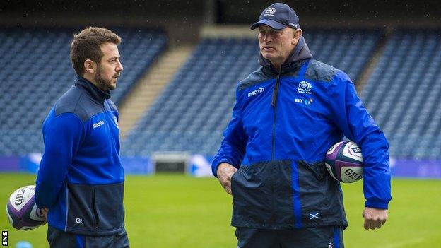 Greig Laidlaw and Vern Cotter