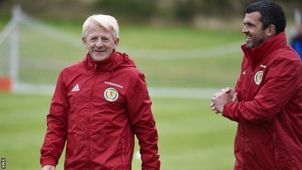 Gordon Strachan and Callum Davidson