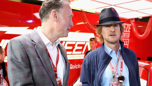 Owen Wilson and Sean Bratches