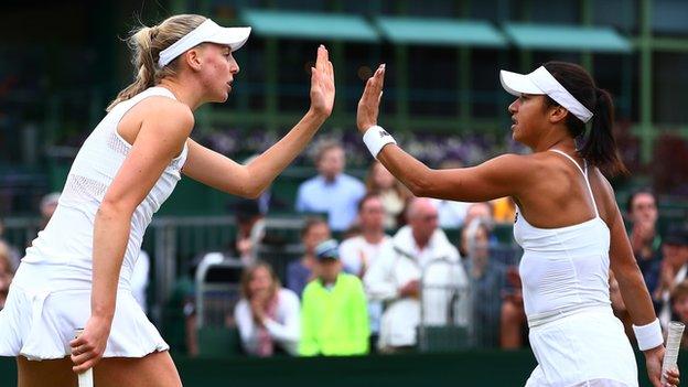 Naomi Broady & Heather Watson