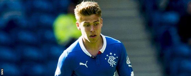 Rangers midfielder Andrew Murdoch