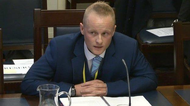 Jamie Bryson alleged at Stormont's Finance Committee that Peter Robinson was to receive payment as a result of the Nama NI deal