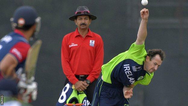 Alex Cusack took 180 wickets in his Ireland career