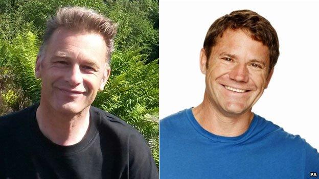 Chris Packham (left) and Steve Backshall