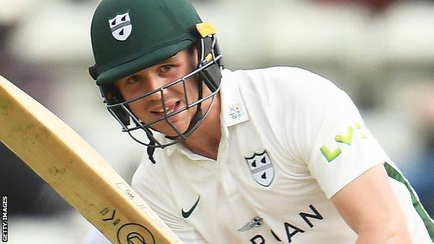 Jack Haynes batting for Worcestershire