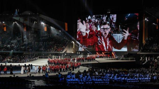 Special Olympics Great Britain will send 129 athletes in 17 sports to next year's World Summer Games in Abu Dhabi.