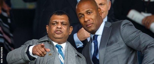 Tony Fernandes and Les Ferdinand