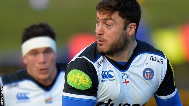 Matt Banahan in action for Bath