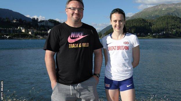 Andy Young and Laura Muir
