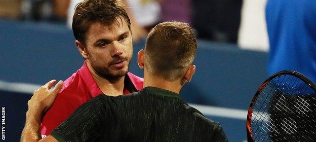 Stan Wawrinka and Dan Evans