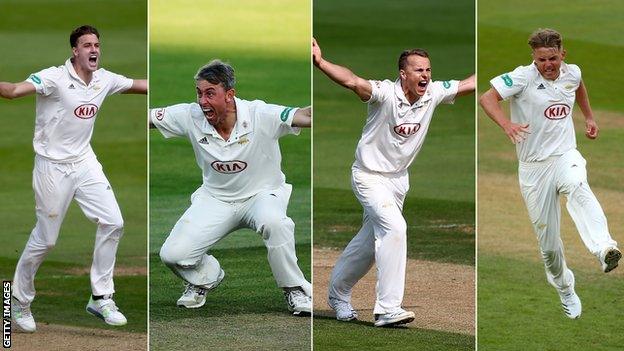 Morne Morkel, Rikki Clarke, Tom and Sam Curran