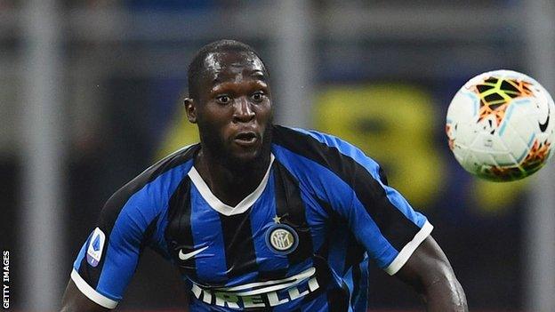 Inter Milan striker Romelu Lukaku