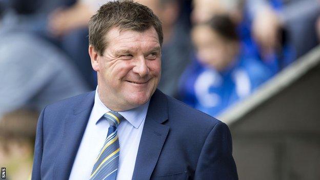 St Johnstone manager Tommy Wright