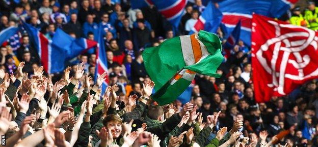 Celtic and Rangers fans