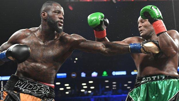 Deontay Wilder beats Luis Ortiz