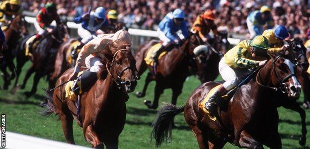 2000 Guineas 1994: Mister Baileys beat Grand Lodge