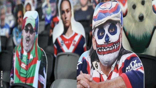 Cut-outs are being used in Australia's NRL