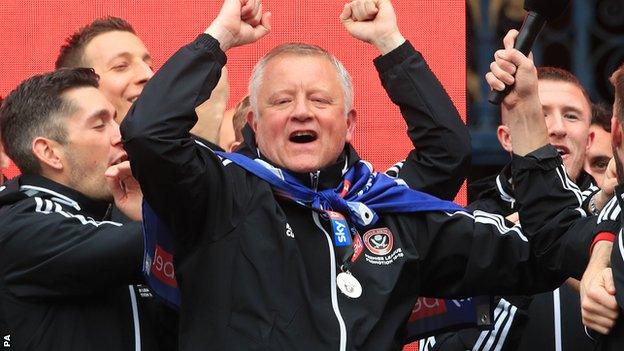 Sheffield United manager Chris Wilder