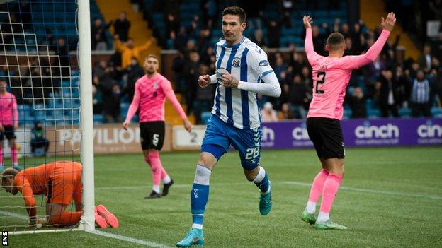 Kyle Lafferty celebrates