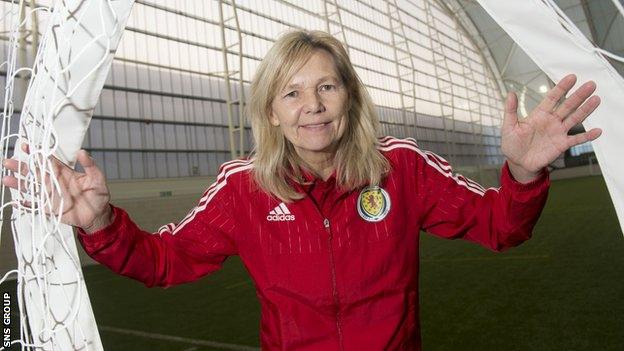 Scotland head coach Anna Signeul