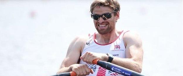 Alan Campbell is targeting a podium place in the single sculls at Aiguebelette