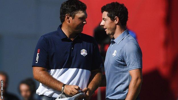 Patrick Reed and Rory McIlroy