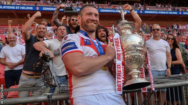 Kyle Amor scored St Helens' final try when they beat Castleford Tigers to win the Challenge Cup in 2021