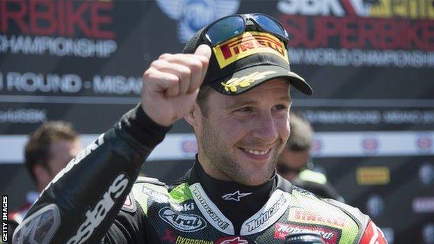 Johnny Rea switched to the Kawasaki team at the start of the season