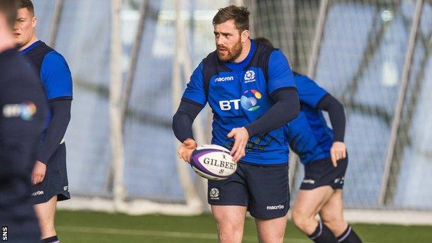 Scotland prop Simon Berghan