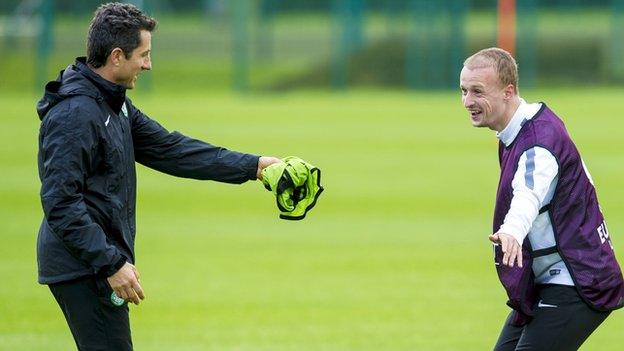 John Collins and Leigh Griffiths