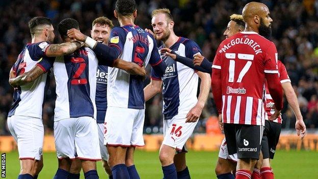 Albion's first goal was almost a carbon copy of Saturday's opening goal against Luton